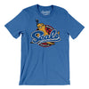 Orlando Seals Hockey Men/Unisex T-Shirt-Heather True Royal-Allegiant Goods Co. Vintage Sports Apparel
