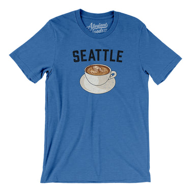 Seattle Coffee Men/Unisex T-Shirt-Allegiant Goods Co. Vintage Sports Apparel