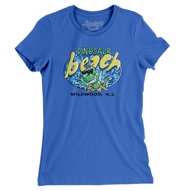 Dinosaur Beach Pier Amusement Park Women's T-Shirt-Allegiant Goods Co. Vintage Sports Apparel