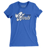 Chicago Winds Football Women's T-Shirt-Allegiant Goods Co. Vintage Sports Apparel
