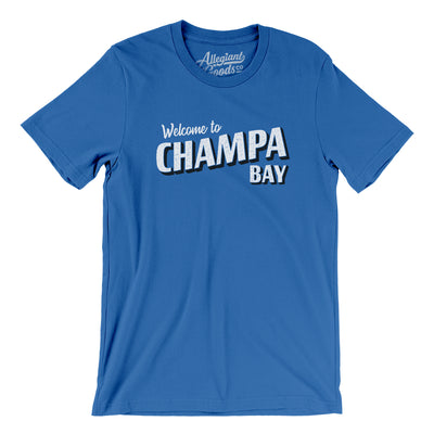 Champa Bay Men/Unisex T-Shirt-True Royal-Allegiant Goods Co. Vintage Sports Apparel