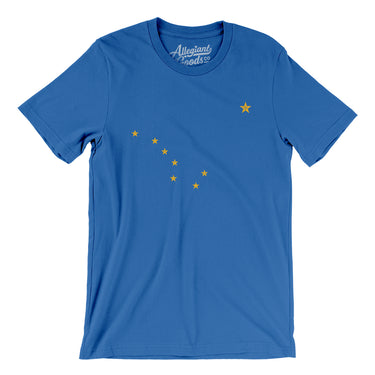 Alaska State Flag Men/Unisex T-Shirt-True Royal-Allegiant Goods Co. Vintage Sports Apparel