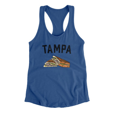 Tampa Cuban Sandwich Women's Racerback Tank-Allegiant Goods Co. Vintage Sports Apparel