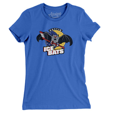 Austin Ice Bats Hockey Women's T-Shirt-Allegiant Goods Co. Vintage Sports Apparel