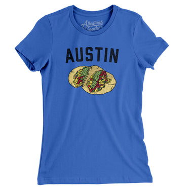 Austin Tacos Women's T-Shirt-Allegiant Goods Co. Vintage Sports Apparel