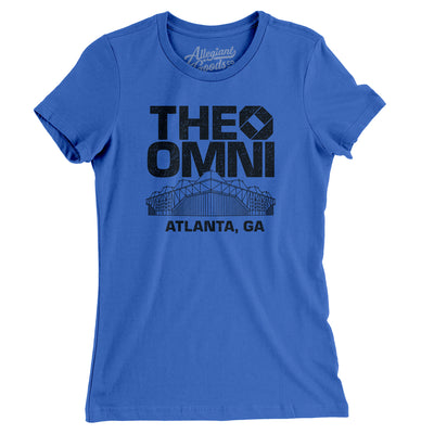 Atlanta Omni Women's T-Shirt-True Royal-Allegiant Goods Co. Vintage Sports Apparel