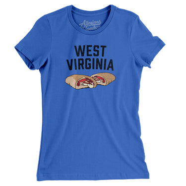 West Virginia Pepperoni Roll Women's T-Shirt-Allegiant Goods Co. Vintage Sports Apparel