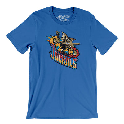 Orlando Jackals Roller Hockey Men/Unisex T-Shirt-True Royal-Allegiant Goods Co. Vintage Sports Apparel