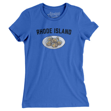 Rhode Island Clams Women's T-Shirt-Allegiant Goods Co. Vintage Sports Apparel