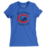 Chicago Whales Baseball Women's T-Shirt-Allegiant Goods Co. Vintage Sports Apparel