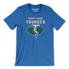 Portland Thunder Football Men/Unisex T-Shirt-True Royal-Allegiant Goods Co. Vintage Sports Apparel