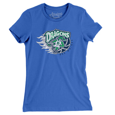 Des Moines Dragons Basketball Women's T-Shirt-Allegiant Goods Co. Vintage Sports Apparel