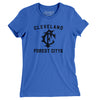 Cleveland Forest Citys Baseball Women's T-Shirt-True Royal-Allegiant Goods Co. Vintage Sports Apparel