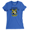 Chicago Hornets Football Women's T-Shirt-True Royal-Allegiant Goods Co. Vintage Sports Apparel