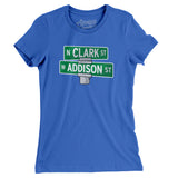 Addison & Clark Street Chicago Women's T-Shirt-Allegiant Goods Co. Vintage Sports Apparel