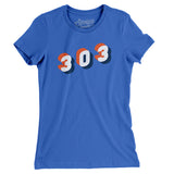 Denver 303 Area Code Women's T-Shirt-Allegiant Goods Co. Vintage Sports Apparel