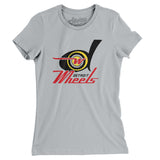 Detroit Wheels Football Women's T-Shirt-Allegiant Goods Co. Vintage Sports Apparel