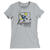 Phoenix Roadrunners Hockey Women's T-Shirt-Silver-Allegiant Goods Co. Vintage Sports Apparel