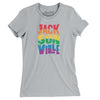 Jacksonville Florida Pride Women's T-Shirt-Silver-Allegiant Goods Co. Vintage Sports Apparel