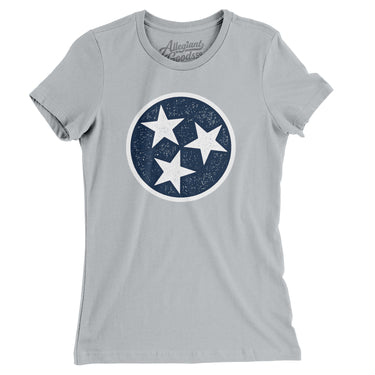 Tennessee State Flag Women's T-Shirt-Allegiant Goods Co. Vintage Sports Apparel