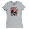 Baltimore Metros Basketball Women's T-Shirt-Silver-Allegiant Goods Co. Vintage Sports Apparel