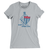 Seattle Americans Hockey Women's T-Shirt-Allegiant Goods Co. Vintage Sports Apparel