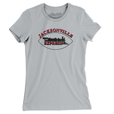 Jacksonville Express Football Women's T-Shirt-Allegiant Goods Co. Vintage Sports Apparel