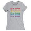 New Jersey Pride Women's T-Shirt-Silver-Allegiant Goods Co. Vintage Sports Apparel