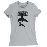 Jacksonville Sharks Football Women's T-Shirt-Allegiant Goods Co. Vintage Sports Apparel