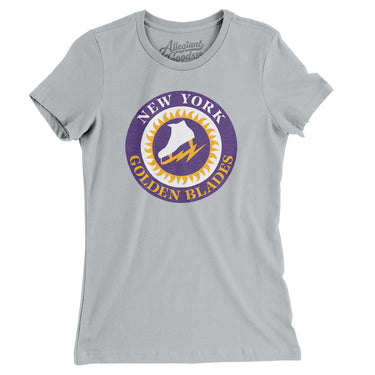New York Golden Blades Hockey Women's T-Shirt-Allegiant Goods Co. Vintage Sports Apparel