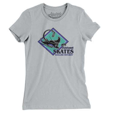Oakland Skates Roller Hockey Women's T-Shirt-Allegiant Goods Co. Vintage Sports Apparel