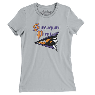 Shreveport Pirates Football Women's T-Shirt-Allegiant Goods Co. Vintage Sports Apparel