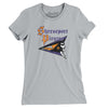 Shreveport Pirates Football Women's T-Shirt-Silver-Allegiant Goods Co. Vintage Sports Apparel