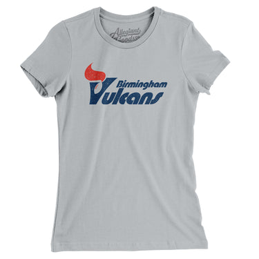 Birmingham Vulcans Football Women's T-Shirt-Allegiant Goods Co. Vintage Sports Apparel