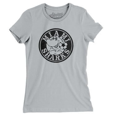 Miami Sharks Soccer Women's T-Shirt-Allegiant Goods Co. Vintage Sports Apparel
