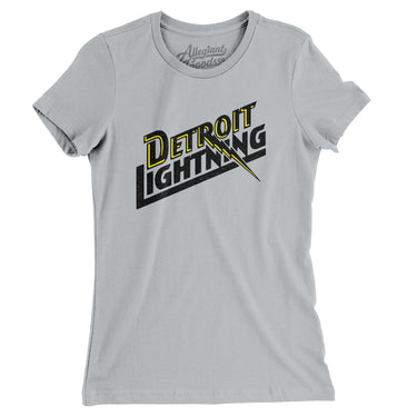 Detroit Lightning Soccer Women's T-Shirt-Allegiant Goods Co. Vintage Sports Apparel