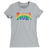 New Orleans Louisiana Pride Women's T-Shirt-Silver-Allegiant Goods Co. Vintage Sports Apparel