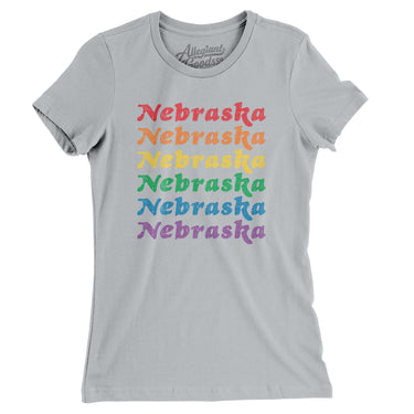 Nebraska Pride Women's T-Shirt-Allegiant Goods Co. Vintage Sports Apparel