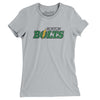 Boston Bolts Lacrosse Women's T-Shirt-Silver-Allegiant Goods Co. Vintage Sports Apparel
