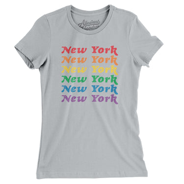 New York Pride Women's T-Shirt-Allegiant Goods Co. Vintage Sports Apparel