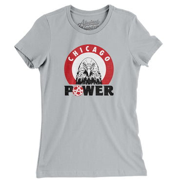 Chicago Power Soccer Women's T-Shirt-Allegiant Goods Co. Vintage Sports Apparel