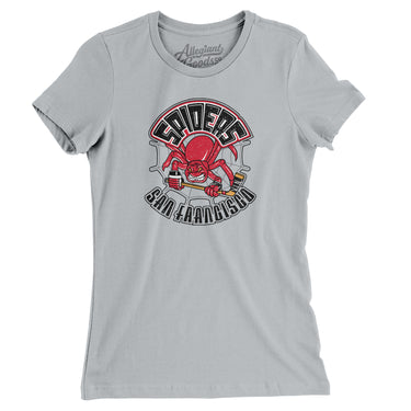 San Francisco Spiders Hockey Women's T-Shirt-Allegiant Goods Co. Vintage Sports Apparel