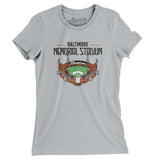 Baltimore Memorial Stadium Women's T-Shirt-Allegiant Goods Co. Vintage Sports Apparel