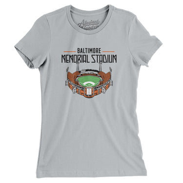 Baltimore Memorial Stadium Women's T-Shirt-Allegiant Goods Co. Vintage Sports Apparel