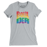 Boulder Colorado Pride Women's T-Shirt-Allegiant Goods Co. Vintage Sports Apparel