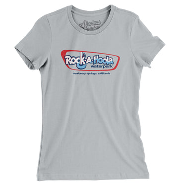 Rock-A-Hoola Water Park Women's T-Shirt-Silver-Allegiant Goods Co. Vintage Sports Apparel