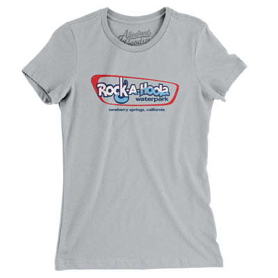Rock-A-Hoola Water Park Women's T-Shirt-Silver-Allegiant Goods Co. Vintage Sports Apparel
