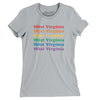 West Virginia Pride Women's T-Shirt-Silver-Allegiant Goods Co. Vintage Sports Apparel