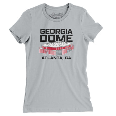 Georgia Dome Women's T-Shirt-Allegiant Goods Co. Vintage Sports Apparel