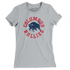 Columbus Bullies Football Women's T-Shirt-Silver-Allegiant Goods Co. Vintage Sports Apparel